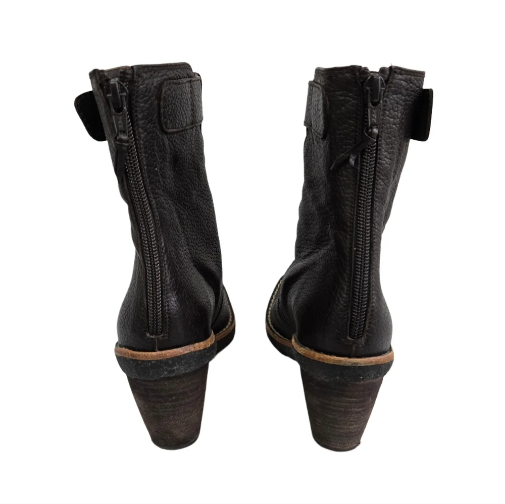 Stuart Weitzman Brown Heeled Ankle Boots